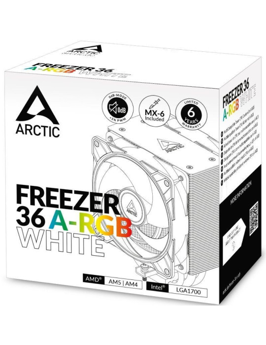 Ventilador con Disipador Arctic Freezer 36 A-RGB/ 12cm