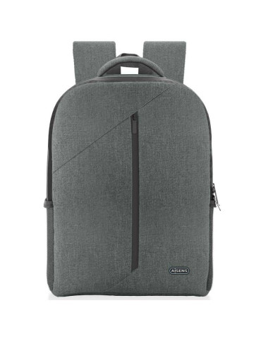 Mochila Aisens Premium ASBG-BP084-GR para Portátiles hasta 15.6"/ Gris