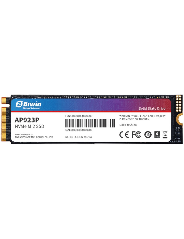 Disco SSD Biwin AP923P 512GB/ M.2 2280 PCIe Gen4/ Full Capacity