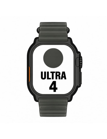 Apple Watch Ultra 4/ GPS/ 49mm/ Caja de Titanio Negro/ Correa Ocean Negro Translucido