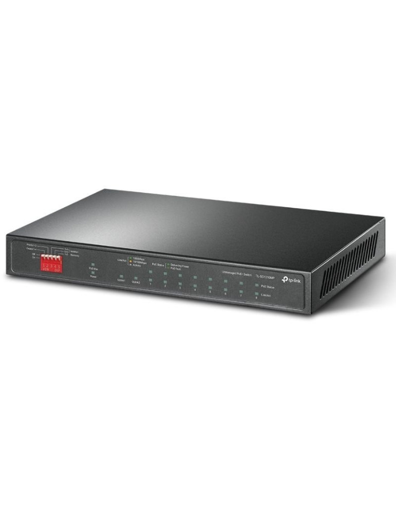 Switch TP-Link TL-SG1210MP 10 Puertos/ RJ-45 10/100/1000/ PoE+
