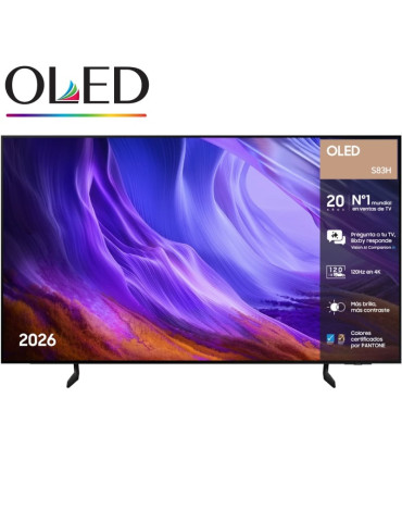 Televisor Samsung OLED S83H TQ55S83HAE 55"/ Ultra HD 4K/ Smart TV/ WiFi