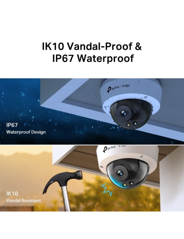 Cámara de Videovigilancia TP-Link VIGI C240 4mm/ 93 / Visión Nocturna/ Control desde APP