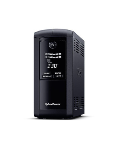 SAI Línea Interactiva Cyberpower VP1000ELCD/ 1000VA-550W/ 4 Salidas/ Formato Torre