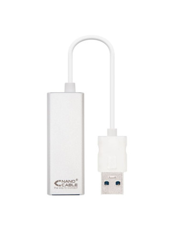 Adaptador USB 3.0 - RJ45 Nanocable 10.03.0401/ 1000Mbps
