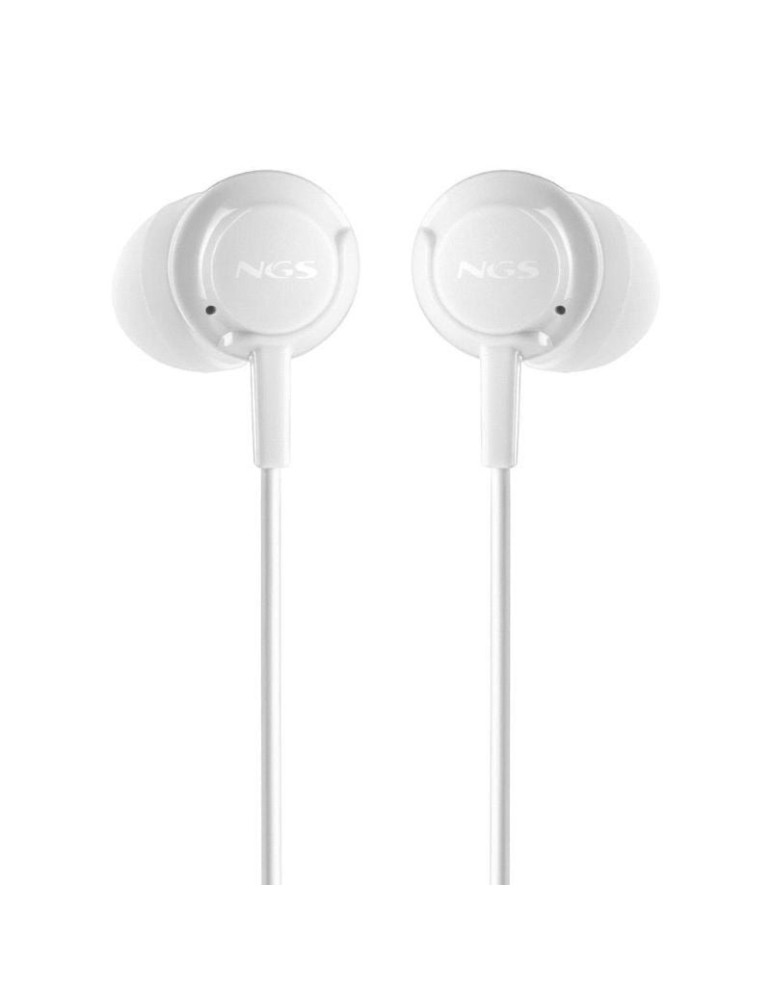 Auriculares Intrauditivos NGS Cross Step/ con Micrófono/ USB Tipo-C/ Blancos