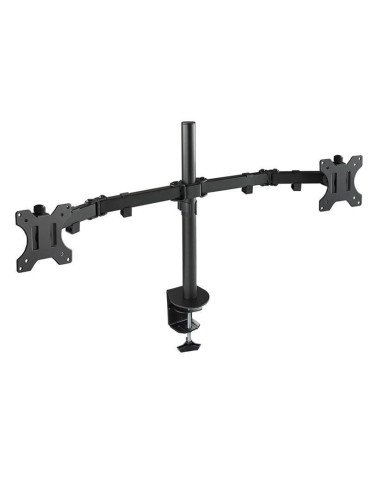 Soporte de Mesa para 2 Monitores TooQ DB1232TN-B/ Giratorio/ Inclinable/ hasta 8kg