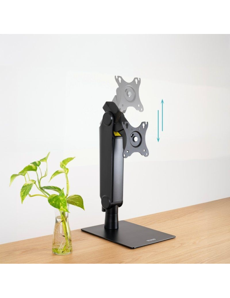 Soporte de Mesa para Monitor TooQ DB1741TN-B/ Giratorio/ Inclinable/ hasta 8kg