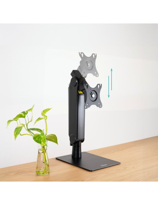 Soporte de Mesa para Monitor TooQ DB1741TN-B/ Giratorio/ Inclinable/ hasta 8kg