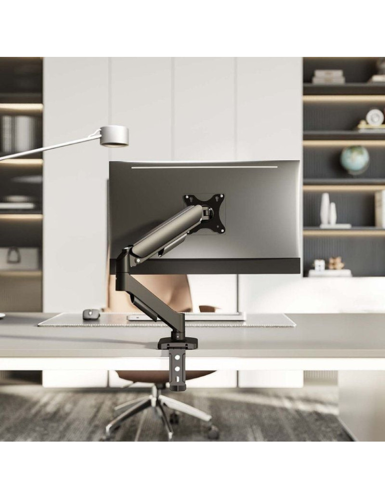 Soporte de Mesa con Contrapeso para Monitor Aisens DT32TSR-355/ Giratorio/ Inclinable/ hasta 9kg