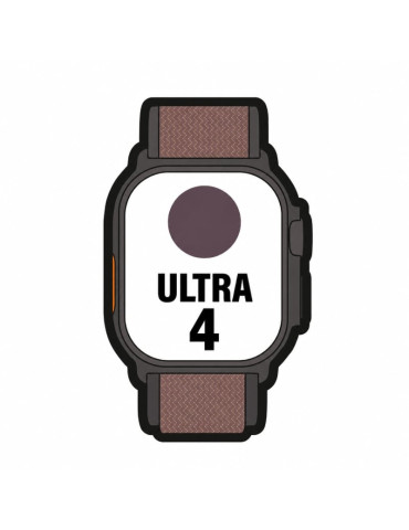 Apple Watch Ultra 4/ GPS/ 49mm/ Caja de Titanio Negro/ Correa Loop Alpine Burdeos L
