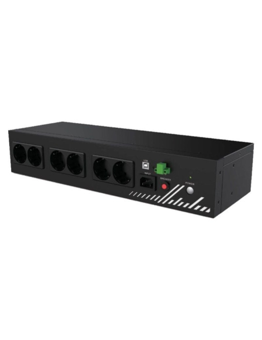 SAI Línea Interactiva Phasak Compact/ 800VA-480W/ 8 Salidas/ Formato Rack 2U