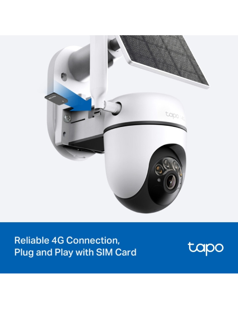 Cámara de Videovigilancia TP-Link Tapo TC90G KIT/ Visión Nocturna/ Control desde APP/ Incluye Panel Solar