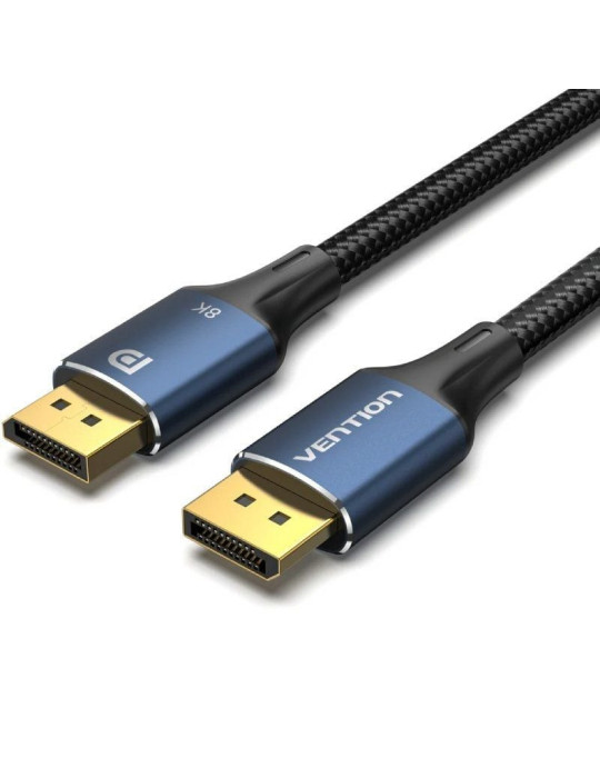 Cable Vention HCELJ/ DisplayPort Macho - DisplayPort 8K Macho/ 5m/ Azul