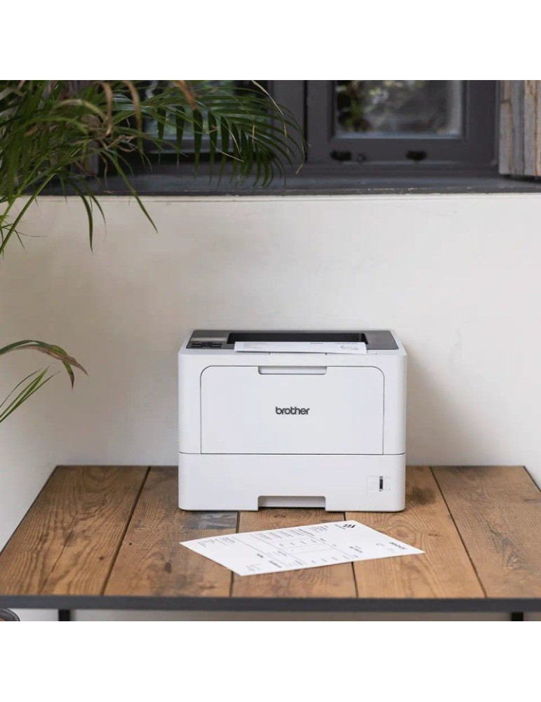Impresora Láser Monocromo Brother HL-L5210DN Dúplex/ Blanca