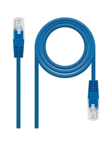 Cable de Red RJ45 UTP Nanocable 10.20.0102-BL Cat.5e/ 2m/ Azul 2