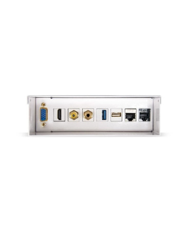 Caja de Conexiones Nanocable 10.35.0003/ VGA - HDMI - Jack 3.5 - RCA - USB 3.0 - USB 2.0 - 2x RJ45 2