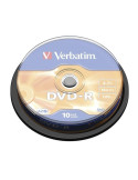 DVD-R Verbatim Advanced AZO 16X/ Tarrina-10uds