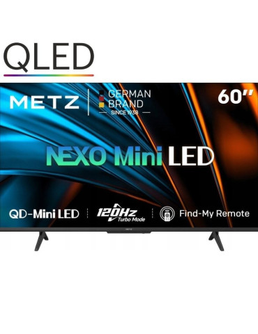 Televisor Metz QLED MiniLED 60MNH7030Z 60"/ Ultra HD 4K/ Smart TV/ WiFi