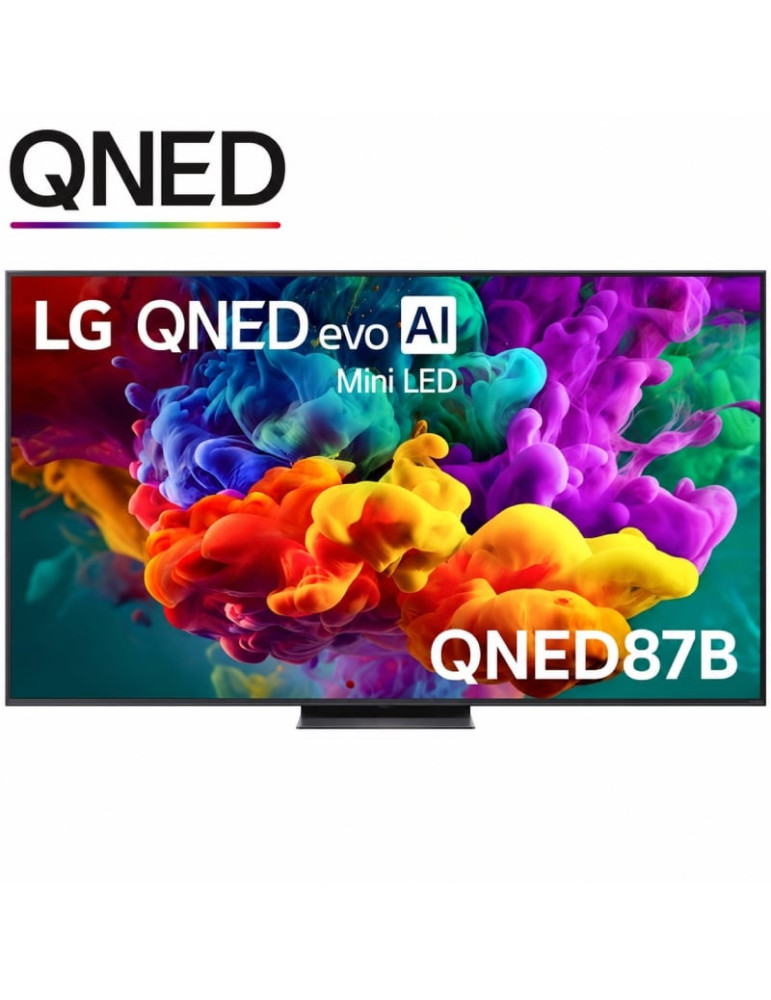 Televisor LG QNED evo AI QNED87 Mini LED 75QNED87B6A 75"/ Ultra HD 4K/ Smart TV/ WiFi
