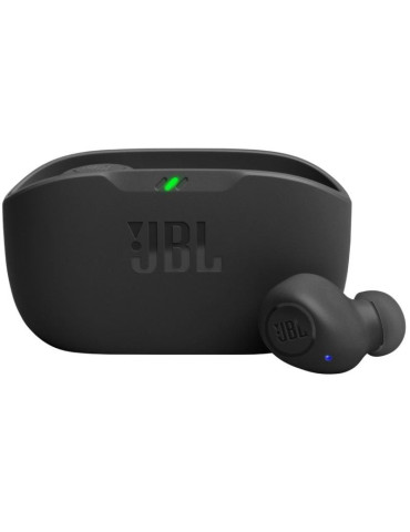 Auriculares Bluetooth JBL Vibe Buds con estuche de carga/ Autonomía 8h/ Negros