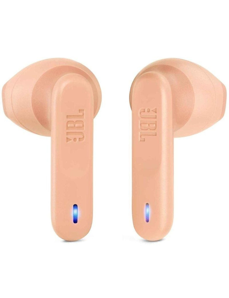 Auriculares Bluetooth JBL Vibe Flex con estuche de carga/ Autonomía 8h/ Beige