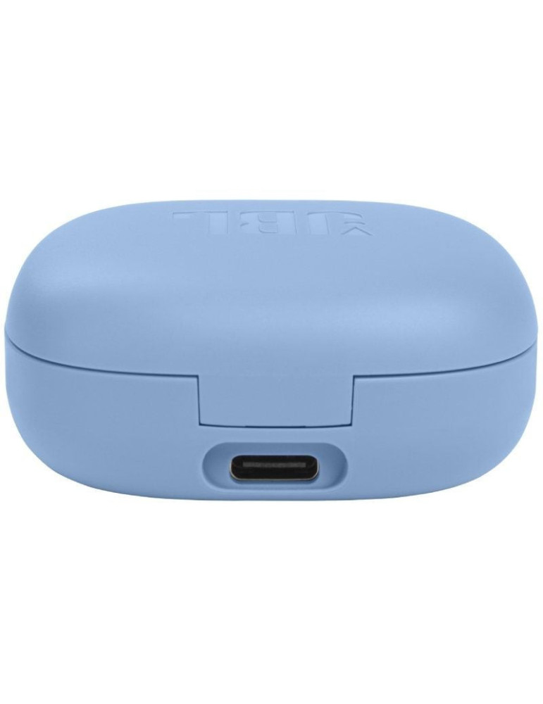 Auriculares Bluetooth JBL Wave Flex con estuche de carga/ Autonomía 8h/ Azules