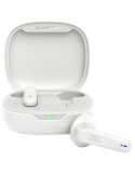 Auriculares Bluetooth JBL Wave Flex con estuche de carga/ Autonomía 8h/ Blancos