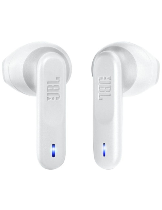 Auriculares Bluetooth JBL Wave Flex con estuche de carga/ Autonomía 8h/ Blancos