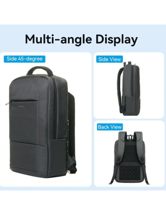 Mochila Vention KRNB0 para Portátiles hasta 15.6"/ 23L/ Gris Oscuro