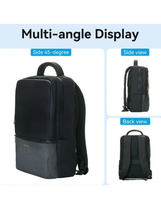 Mochila Vention KRPB0 para Portátiles hasta 15.6"/ 18L/ Impermeable/ Negra