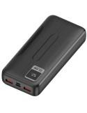 Powerbank 20000mAh Leotec LEPOW20W22K/ 22.5W/ Negra