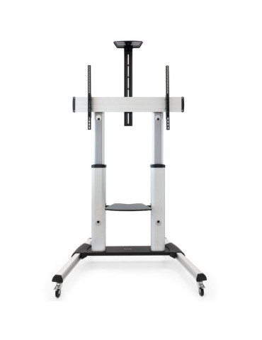 Soporte de Suelo Inclinable/ Ajustable con Ruedas TooQ FS20300M-B para TV de 60-100"/ hasta 100kg
