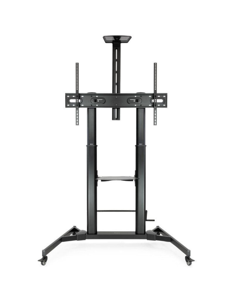 Soporte de Suelo Inclinable/ Ajustable con Ruedas Tooq FS20400HM-B para TV de 60-100"/ hasta 100kg