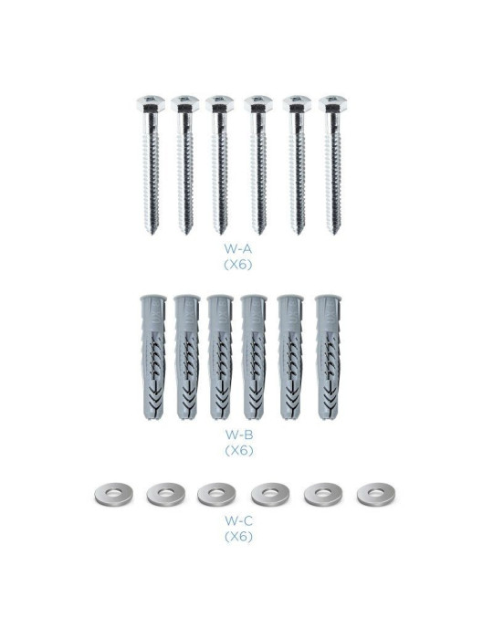 Soporte de Pared Fijo Inclinable TooQ LP42100T-B para TV de 60-100"/ hasta 75kg