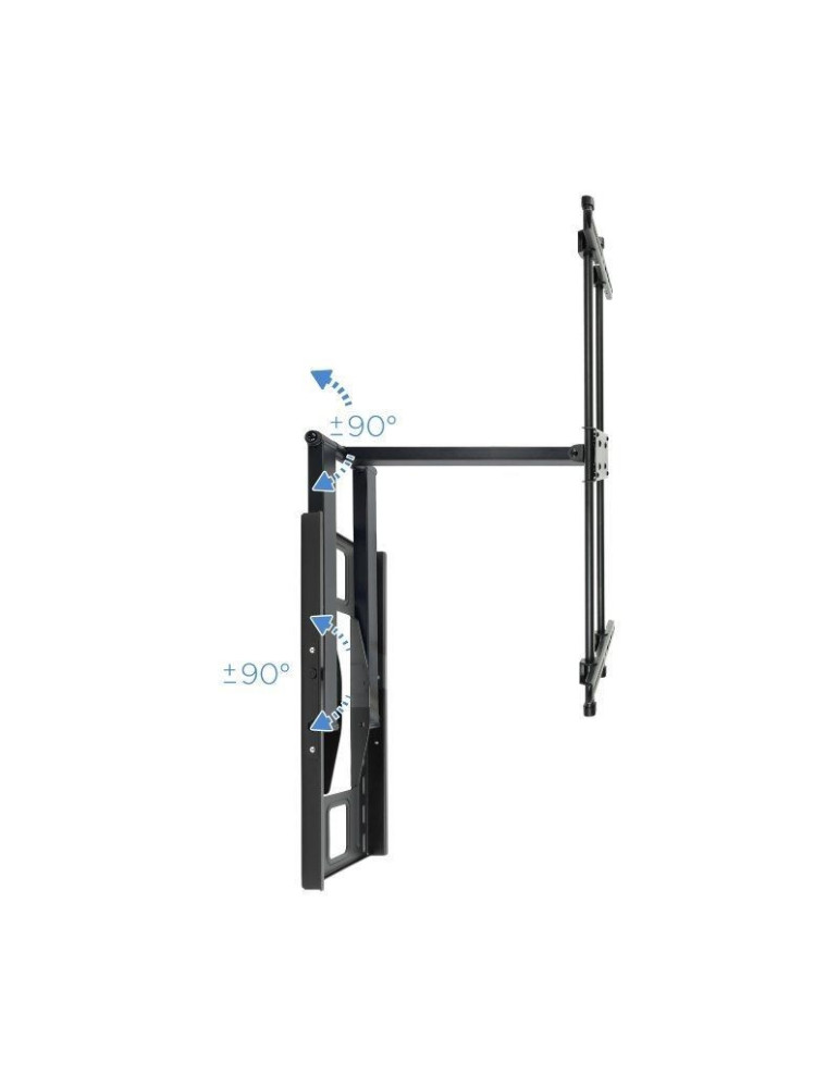 Soporte de Pared Orientable / Inclinable TooQ LP4380XL-B para TV de 43-80"/ hasta 50kg