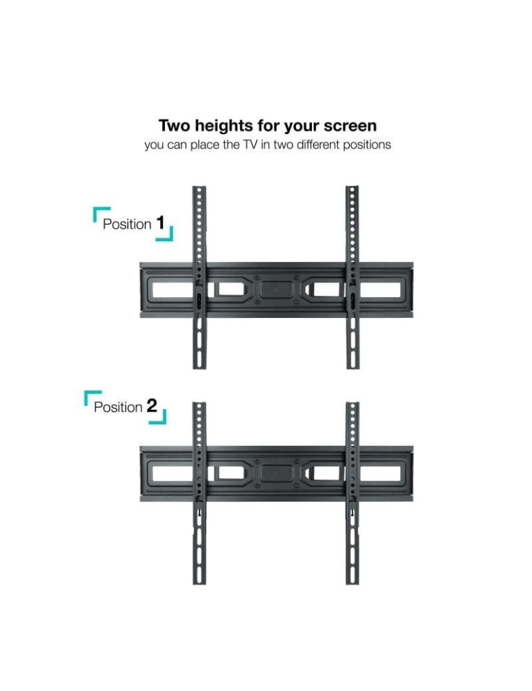 Soporte de Pared Giratorio/ Inclinable/ Nivelable TooQ LP7866TN-B para TV de 37-80"/ hasta 40kg