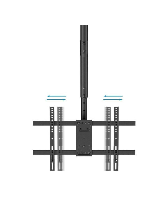 Soporte de Techo Giratorio/ Inclinable/ Nivelable TooQ LPCE1186TSLI-B para TV de 43-86"/ hasta 60kg