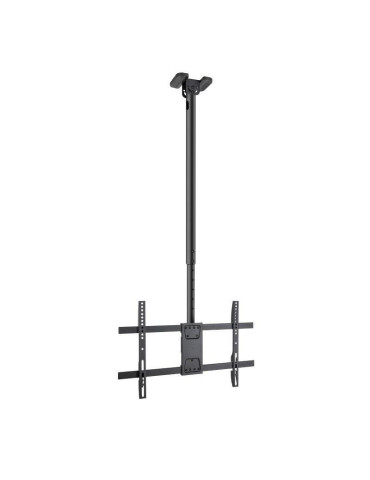 Soporte de Techo Giratorio/ Inclinable/ Nivelable TooQ LPCE1186TSLI-XL-B para TV de 43-86"/ hasta 60kg