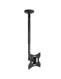Soporte de Techo Giratorio/ Inclinable/ Nivelable TooQ LPCE2301TSLI-B para TV de 23-42"/ hasta 30kg