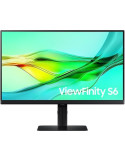 Monitor Profesional Samsung ViewFinity S6 S60UD S24D600UAU 24"/ QHD/ Regulable en Altura/ Negro