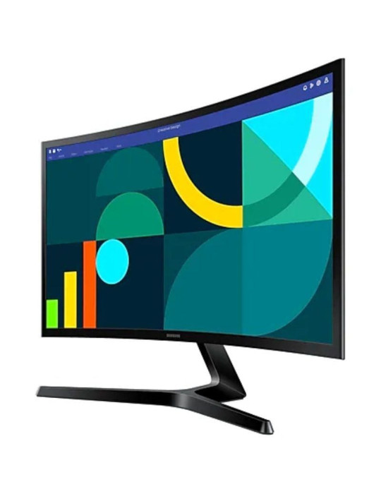 Monitor Curvo Samsung Essential Monitor S3 S27D366GAU/ 27"/ Full HD/ Negro