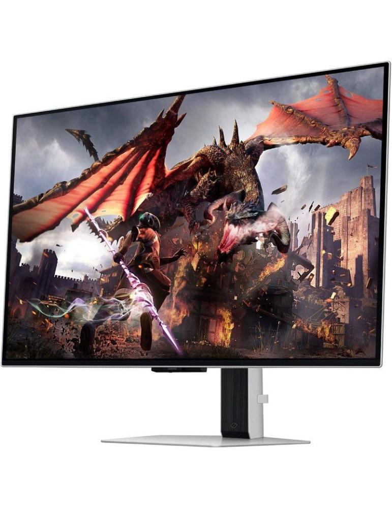 Monitor Gaming Samsung Odyssey OLED G8 S32DG802SU 32"/ 4K/ 0.03ms/ 240Hz/ OLED/ Multimedia/ Regulable en altura/ Gris