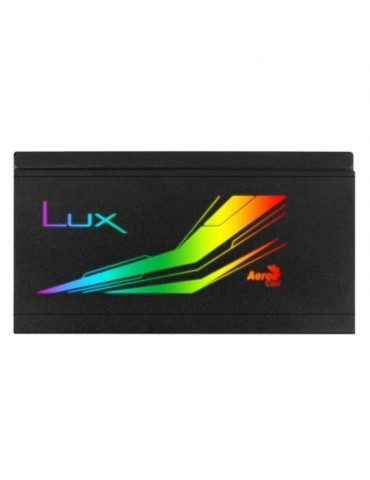 Fuente de Alimentación Aerocool LUX RGB 550M/ 550W/ Ventilador 12cm/ 80 Plus Bronze 2