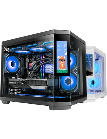 Caja Gaming Minitorre Mars Gaming MC-3TCORELCDM