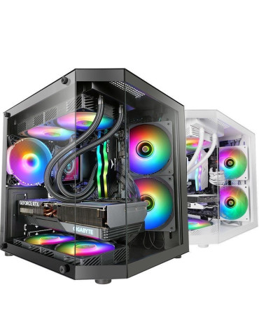 Caja Gaming Minitorre Mars Gaming MC-3TLITE