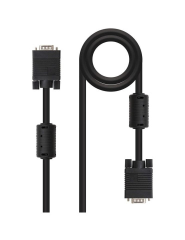 Cable SVGA Nanocable 10.15.0101/ VGA Macho - VGA Macho/ 1m/ Negro 2