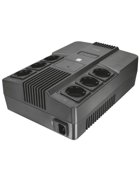 SAI Línea Interactiva Trust Maxxon/ 800VA/ 6 Salidas/ Formato Bloque