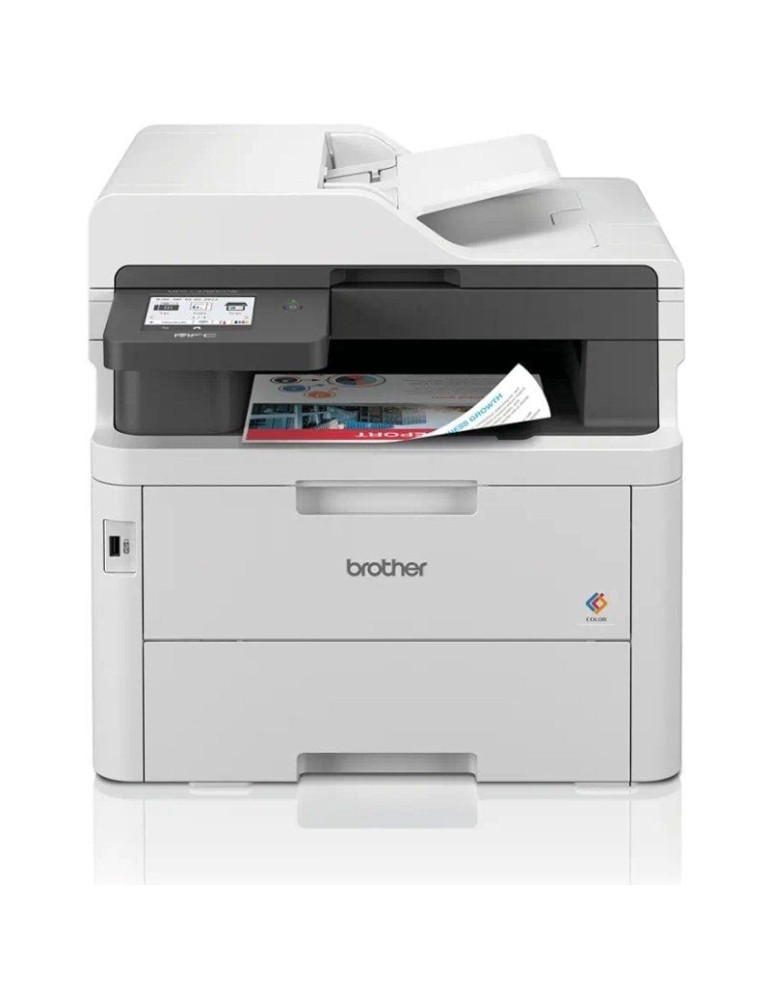 Multifunción Láser Color Brother MFC-L3760CDW WiFi/ Fax/ Dúplex/ Negra