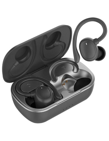 Auriculares Deportivos Bluetooth Muvit iO Smart True Wireless Sport ENC con estuche de carga/ Autonomía 6h/ Negros 2